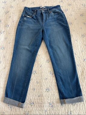 Loft Girlfriend Classic Women's Jeans - Relaxed Straight Fit size 4 petite